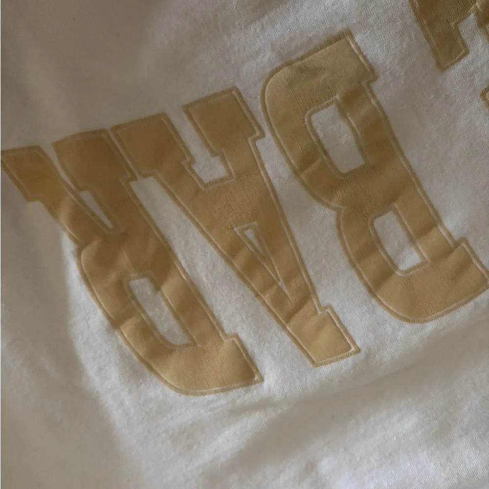 The Bar Men's Sweater in White and Gold - Picture 3 of 5